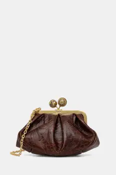 Weekend Max Mara geanta piele SPANISHHERITAGE culoarea maro, 2525516144600 imagine