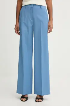 Weekend Max Mara pantaloni de lana VISIVO drept, high waist, 2615131041600 imagine