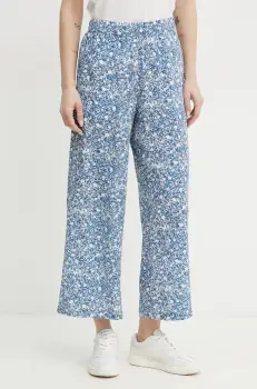 Weekend Max Mara pantaloni de matase femei, drept, high waist, 2515131082600 imagine