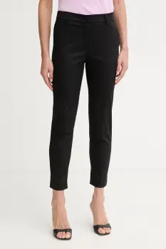 Weekend Max Mara pantaloni pentru femei, din bumbac cu elastan CECCO imagine