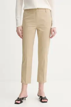 Weekend Max Mara pantaloni pentru femei, din bumbac cu elastan CECCO imagine