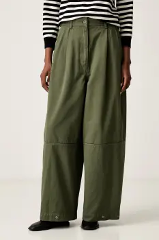 Weekend Max Mara pantaloni pentru femei din bumbac WKDBACCA imagine