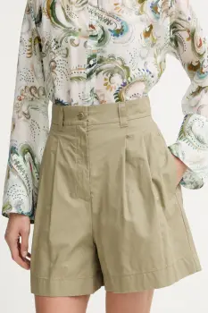 Weekend Max Mara pantaloni scurti pentru femei, din bumbac ARMONIA imagine