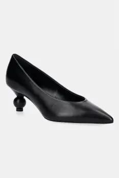 Weekend Max Mara pantofi cu toc stiletto din piele imagine