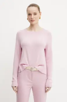 Weekend Max Mara pulover de casmir femei, culoarea roz, light, 2515361021600 imagine