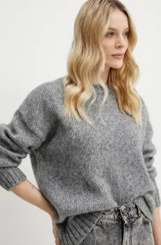 Weekend Max Mara pulover din amestec de lana femei, culoarea gri, 2515361091600 imagine