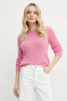 Weekend Max Mara pulover femei, culoarea roz, 2515361081600 imagine