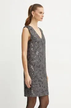 Weekend Max Mara rochie culoarea gri, mini, drept, 2425626022600 imagine