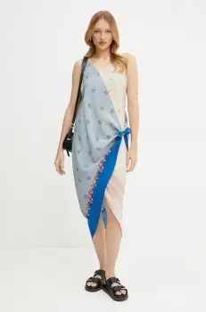 Weekend Max Mara rochie de matase midi, drept, 2515221232600 imagine