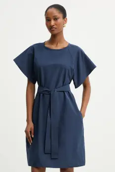 Weekend Max Mara rochie DENIS culoarea bleumarin, mini, drept, 2525226041600 imagine