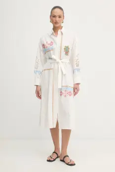 Weekend Max Mara rochie tip camasa din bumbac imagine