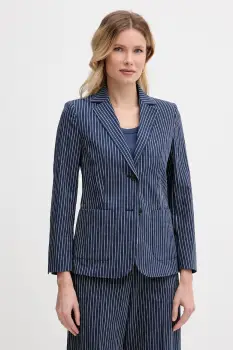 Weekend Max Mara sacou cu un singur rand de nasturi pentru femei cu bumbac ALETTA imagine