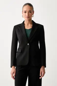 Weekend Max Mara sacou cu un singur rand de nasturi pentru femei din lana WKDLAMINE imagine