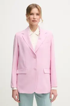 Weekend Max Mara sacou de lana culoarea violet, un singur rand de nasturi, uni, 2515041091600 imagine