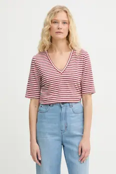 Weekend Max Mara tricou de dama din bumbac OPZIONE imagine