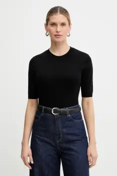 Weekend Max Mara tricou de lana MAREA culoarea negru, 2615361011600 imagine