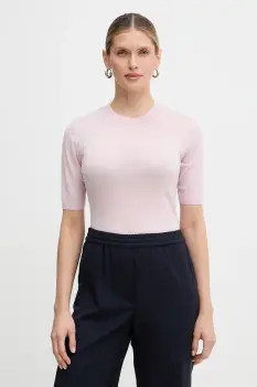 Weekend Max Mara tricou de lana MAREA culoarea roz, 2615361011600 imagine