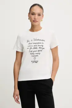 Weekend Max Mara tricou din bumbac ARA culoarea alb, 2525976041600 imagine