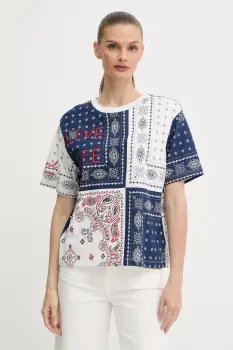 Weekend Max Mara tricou din bumbac culoarea alb, 2525976051600 imagine