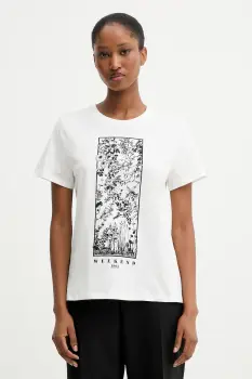 Weekend Max Mara tricou din bumbac GUGLIA culoarea alb, 2525976031600 imagine