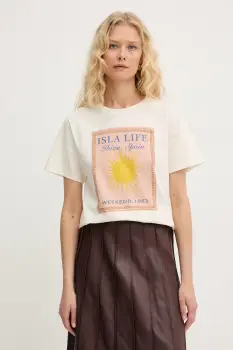 Weekend Max Mara tricou din bumbac PANTERA imagine