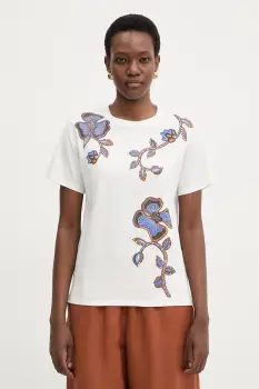 Weekend Max Mara tricou din bumbac PANTERA imagine