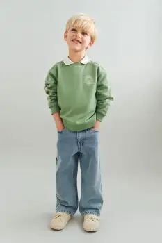 Wheat hanorac de bumbac pentru copii imagine