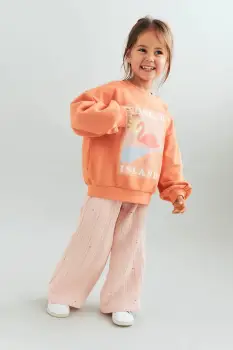 Wheat pantaloni de bumbac pentru copii imagine