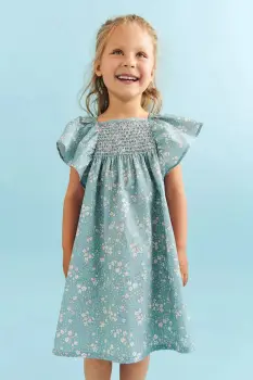 Wheat rochie din bumbac pentru copii imagine