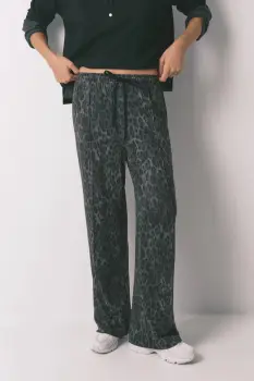 women'secret pantaloni de pijama culoarea gri, 3702262 imagine