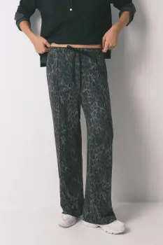 women'secret pantaloni de pijama culoarea gri, 3702262 imagine