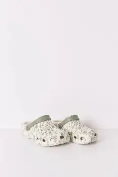 women'secret papuci de casa MULTILICENSE COTTAGE culoarea verde, 4992545 imagine