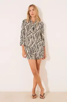 women'secret pijama culoarea bej, 3139912 imagine