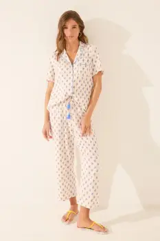 women'secret pijama culoarea bej, 4852090 imagine