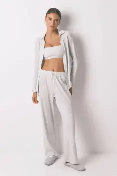 women'secret pijama culoarea gri, 4752530 imagine