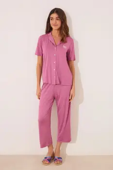 women'secret pijama culoarea roz, 3599226 imagine
