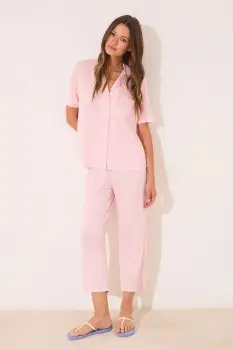 women'secret pijama culoarea roz, 4752521 imagine