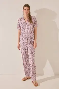 women'secret pijama culoarea roz, 4859414 imagine