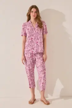 women'secret pijama culoarea violet, 4859418 imagine