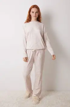 women'secret pijama RACK ROBES femei, culoarea roz, 4758238 imagine