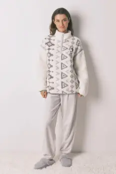 women'secret pijama SNOOPY culoarea gri, 3132171 imagine