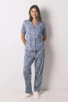 women'secret pijamale din bumbac bumbac, 3592470 imagine
