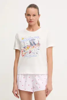 women'secret tricou de pijama din bumbac imagine