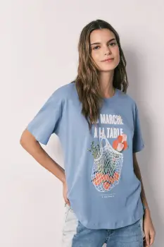 Women'secret tricou de pijama pentru femei, din bumbac imagine