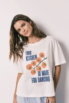 Women'secret tricou de pijama pentru femei, din bumbac imagine