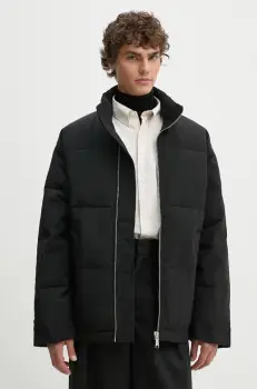 Won Hundred geaca barbati, culoarea negru, de iarna, oversize, 3196-13041 imagine