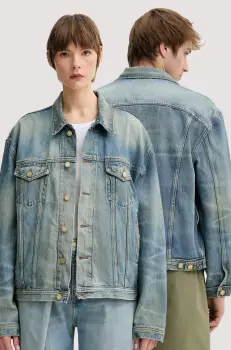 Won Hundred geaca din denim de tranzitie, oversize, 3569-15028 imagine