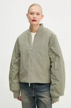 Won Hundred geaca femei, culoarea verde, de iarna, 3349-13041 imagine