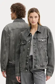 Won Hundred geaca jeans culoarea gri, de tranzitie, 3860-15098 imagine