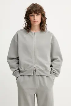 Won Hundred hanorac de bumbac culoarea gri, uni, 3692-12082 imagine